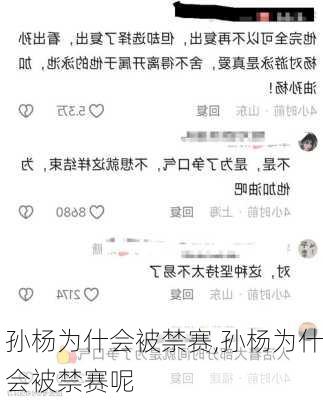 孙杨为什会被禁赛,孙杨为什会被禁赛呢