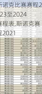 斯诺克比赛赛程2023至2024赛程表,斯诺克赛程2021