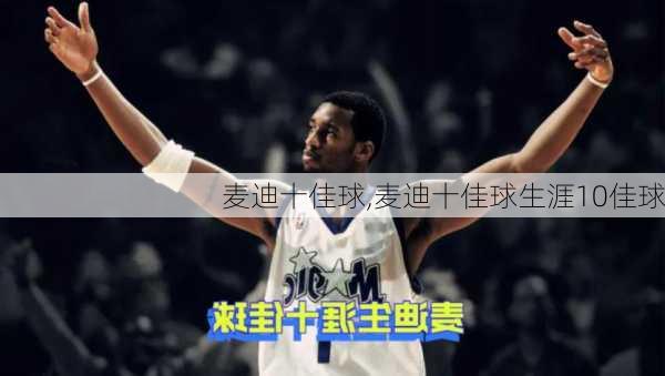 麦迪十佳球,麦迪十佳球生涯10佳球