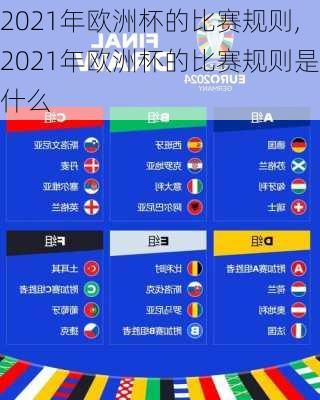 2021年欧洲杯的比赛规则,2021年欧洲杯的比赛规则是什么