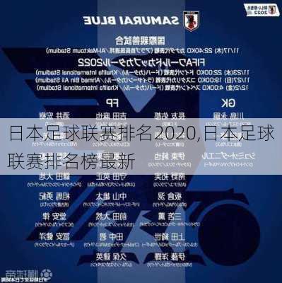 日本足球联赛排名2020,日本足球联赛排名榜最新