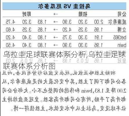 乌拉圭足球联赛体系分析,乌拉圭足球联赛体系分析图