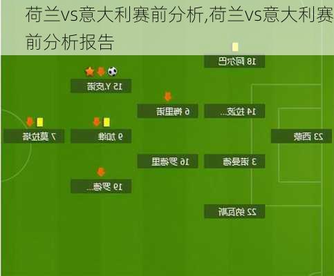 荷兰vs意大利赛前分析,荷兰vs意大利赛前分析报告