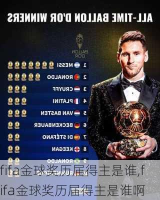 fifa金球奖历届得主是谁,fifa金球奖历届得主是谁啊