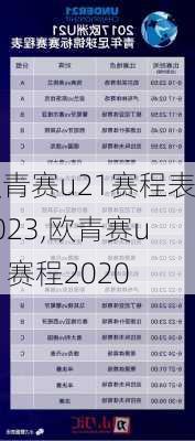 欧青赛u21赛程表2023,欧青赛u21赛程2020