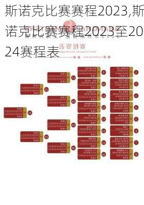 斯诺克比赛赛程2023,斯诺克比赛赛程2023至2024赛程表