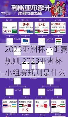 2023亚洲杯小组赛规则,2023亚洲杯小组赛规则是什么