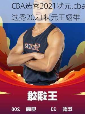 CBA选秀2021状元,cba选秀2021状元王翊雄