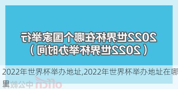 2022年世界杯举办地址,2022年世界杯举办地址在哪里