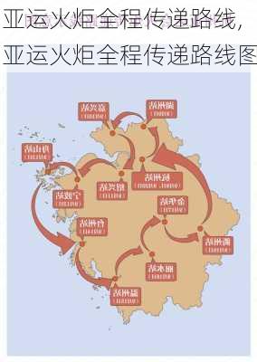 亚运火炬全程传递路线,亚运火炬全程传递路线图