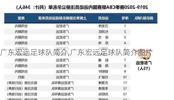 广东宏远足球队简介,广东宏远足球队简介图片