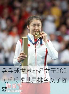 乒乓球世界排名女子2020,乒乓球世界排名女子陈梦