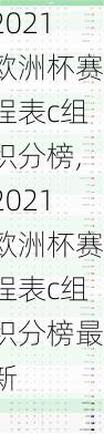 2021欧洲杯赛程表c组积分榜,2021欧洲杯赛程表c组积分榜最新