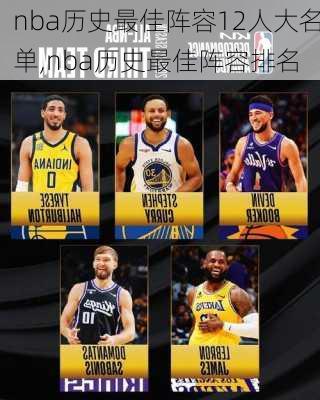 nba历史最佳阵容12人大名单,nba历史最佳阵容排名