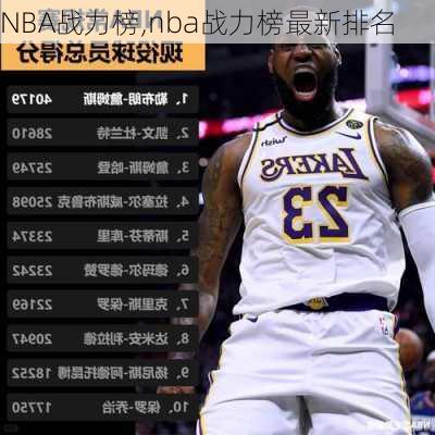 NBA战力榜,nba战力榜最新排名