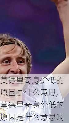 莫德里奇身价低的原因是什么意思,莫德里奇身价低的原因是什么意思啊