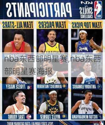 nba东西部明星赛,nba东西部明星赛海报