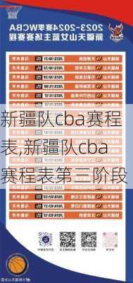 新疆队cba赛程表,新疆队cba赛程表第三阶段