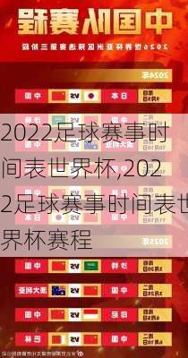 2022足球赛事时间表世界杯,2022足球赛事时间表世界杯赛程