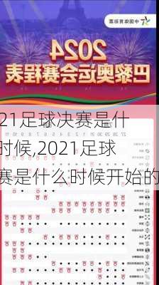 2021足球决赛是什么时候,2021足球决赛是什么时候开始的