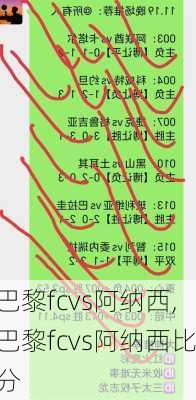 巴黎fcvs阿纳西,巴黎fcvs阿纳西比分