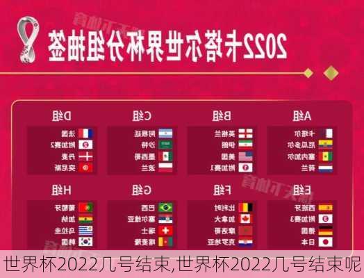 世界杯2022几号结束,世界杯2022几号结束呢