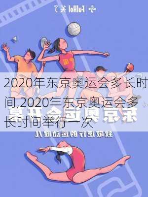 2020年东京奥运会多长时间,2020年东京奥运会多长时间举行一次